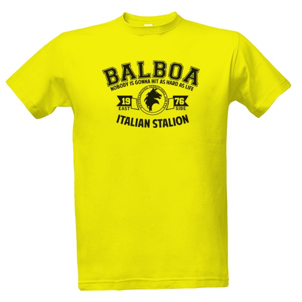 Tričko s potiskem BALBOA GYM