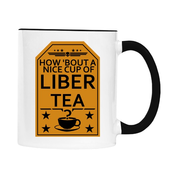 Hrnek malý barevný s potiskem Liber Tea