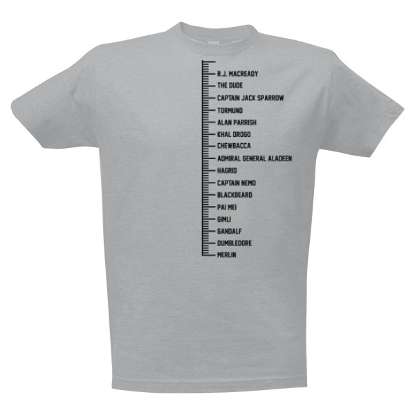 Tričko s potiskem Metr na vousy