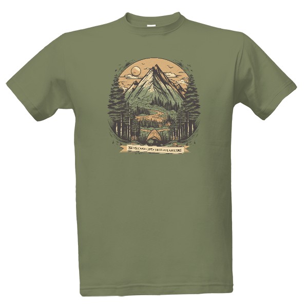 Tričko s potiskem Ne všechna cesta vede tam, kam jdeš.