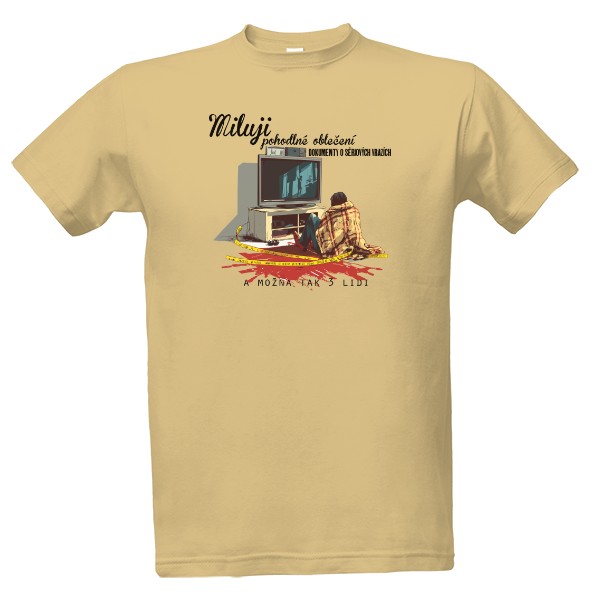 Tričko s potiskem Pravda o zločinu a pohoda