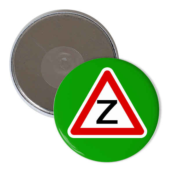 Magnet s potiskem Začátečník řidič - magnet na auto